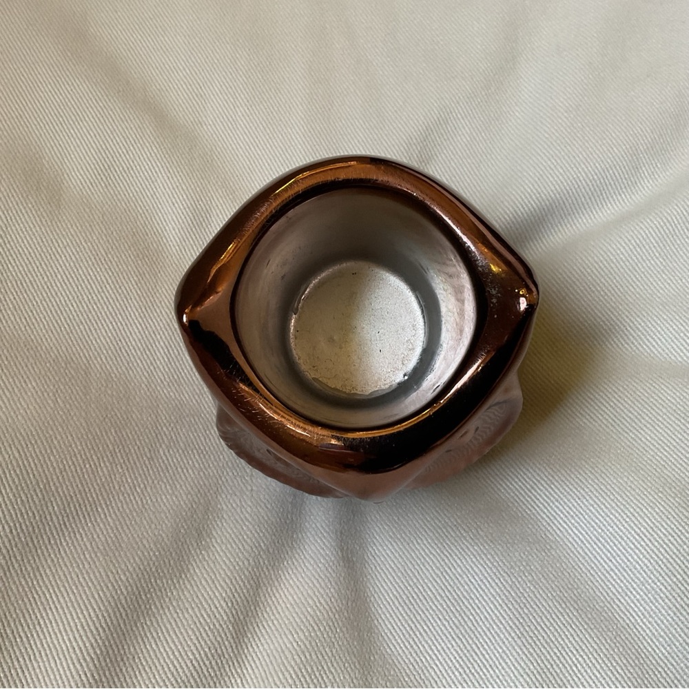 Yankee Candle Shiny Owl Tea Light Votive Candle Holder RETIRED - Picture 2 of 5